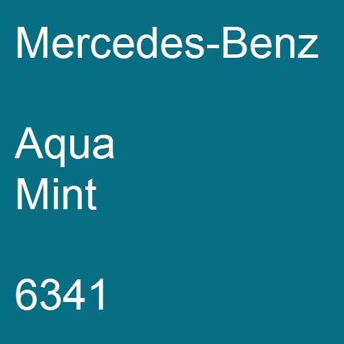 Mercedes-Benz, Aqua Mint, 6341.